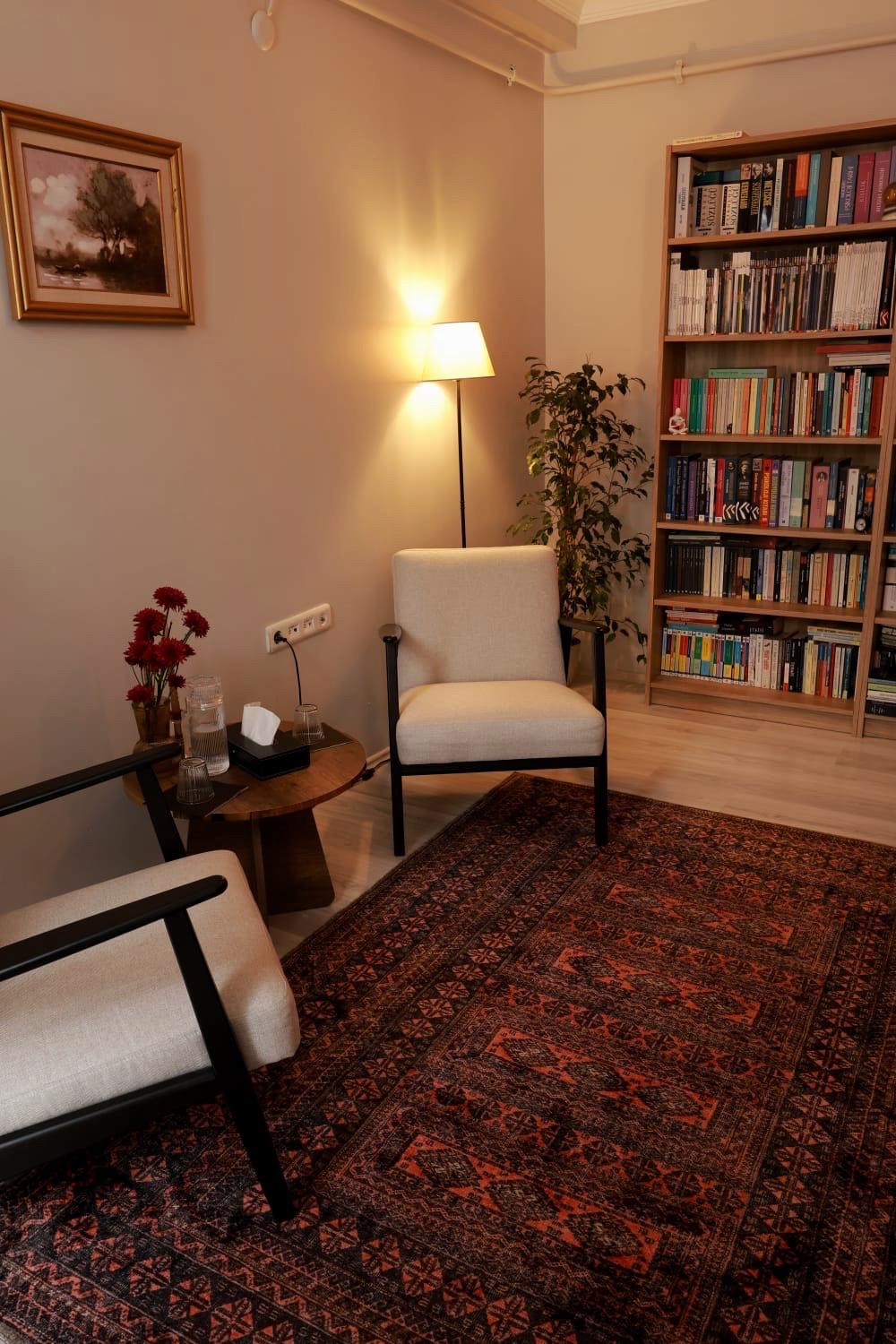 İzmit psikolog ofisi görüşme alanı